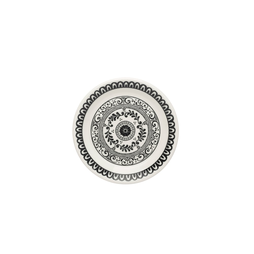 706-A101P804 5 3/4" Round Plate - China, Talara Vida Black