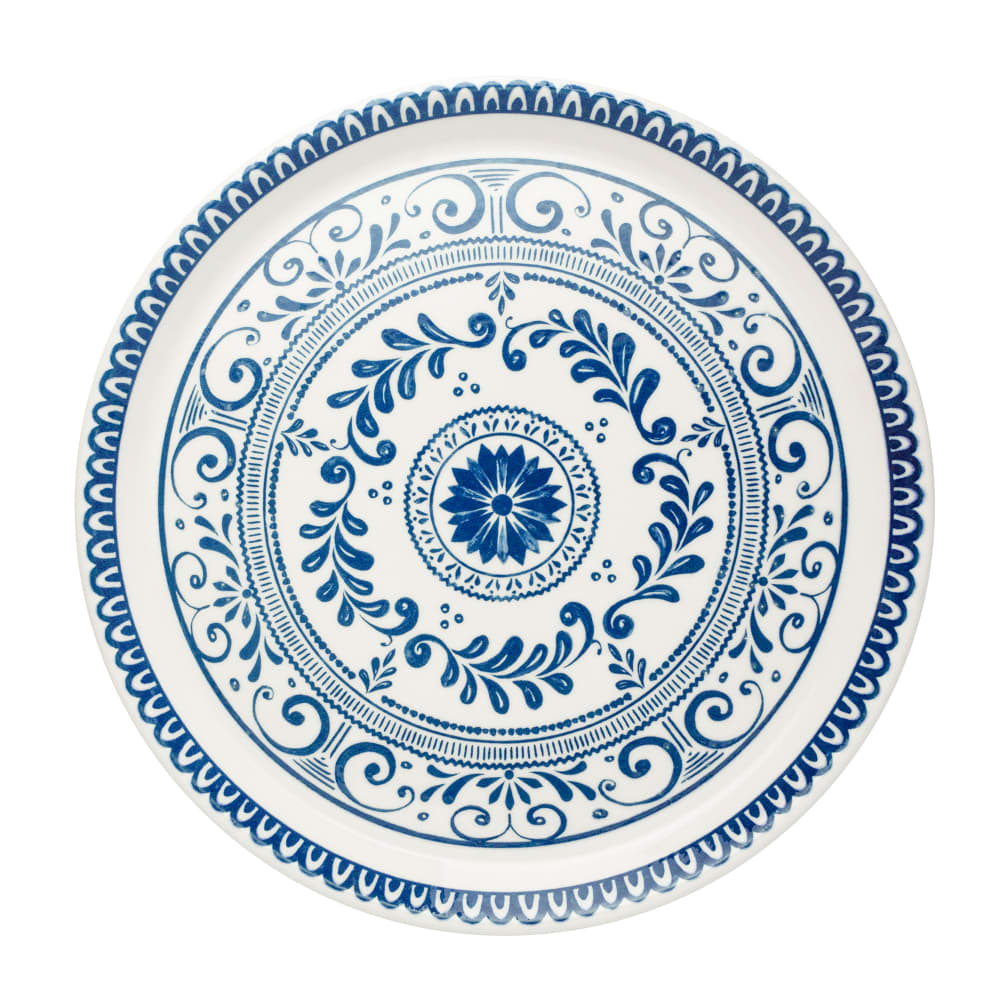 706-A102P801 10 3/4" Round Plate - China, Talara Vida Blue