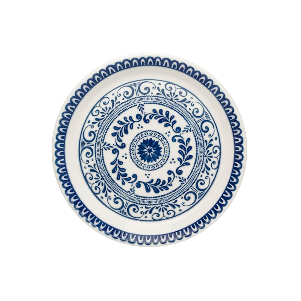 706-A102P802 9" Round Plate - China, Talara Vida Blue