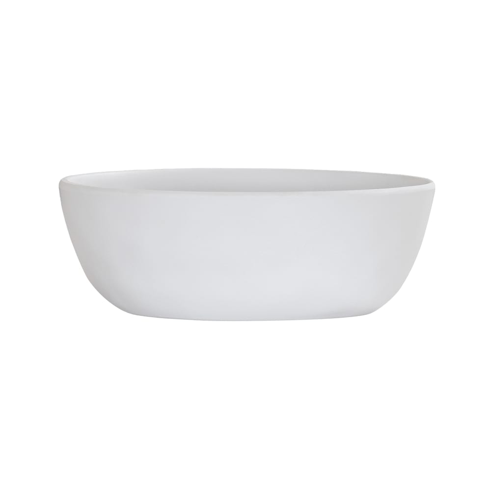 151-24121715 30 oz Round Carmel Soup Bowl - Melamine, White