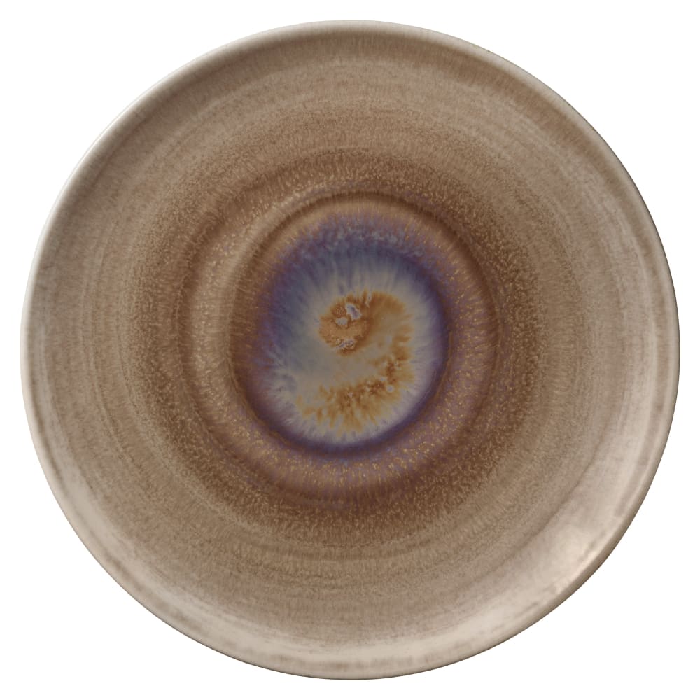 192-801123041000101 11 7/8" Round Perfect Match Coupe Plate - Porcelain, Oyster