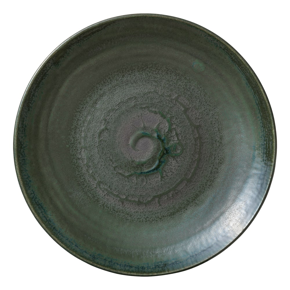 192-801123041000103 11 7/8" Round Perfect Match Coupe Plate - Porcelain, Avocado