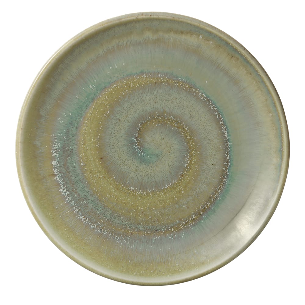 634-801122141000104 8 1/4" Round Perfect Match Coupe Plate - Porcelain, Thyme