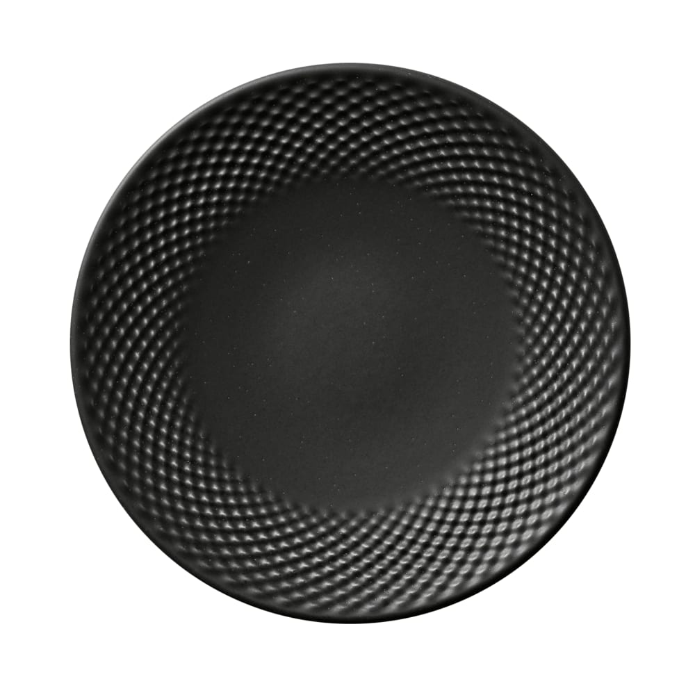 634-802121741000204 6 3/4" Pine Round China Plate, Coal