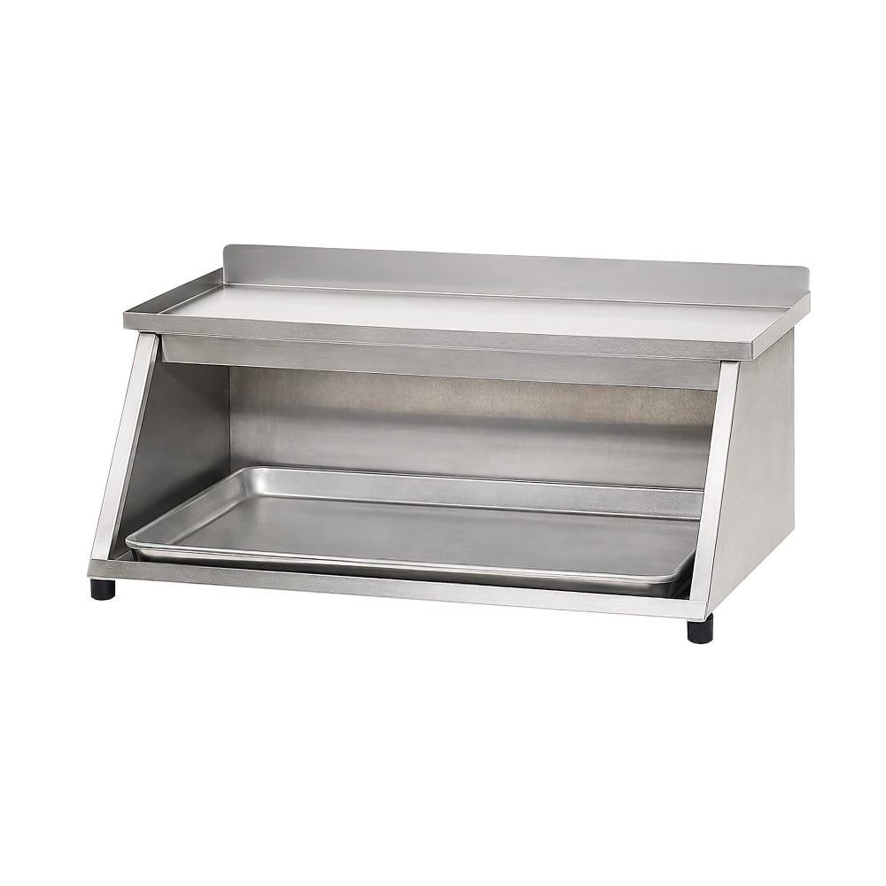 231-1073 Horizontal Dispense Rack w/ 3 Syrvelle Capacity, Brushed Aluminum