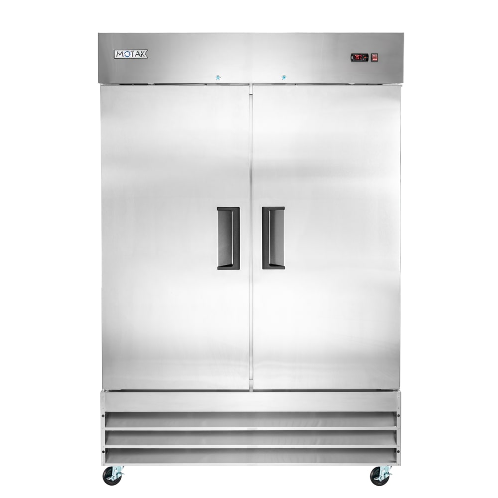 394-MSD2DRBALA 54" Two Section Reach In Refrigerator, 2 Left/Right Hinge Solid Doors, 115v