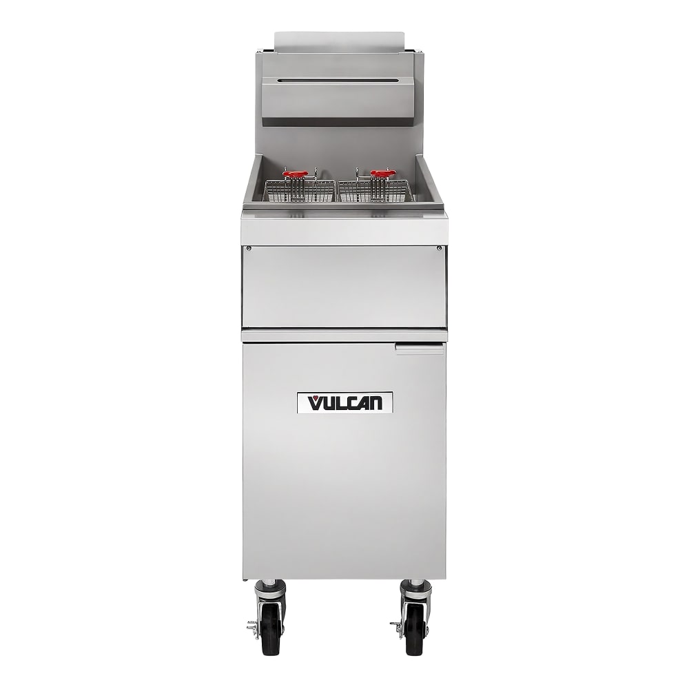 207-1GR35MNG Gas Fryer - 40 lb Vat, Floor Model, Natural Gas