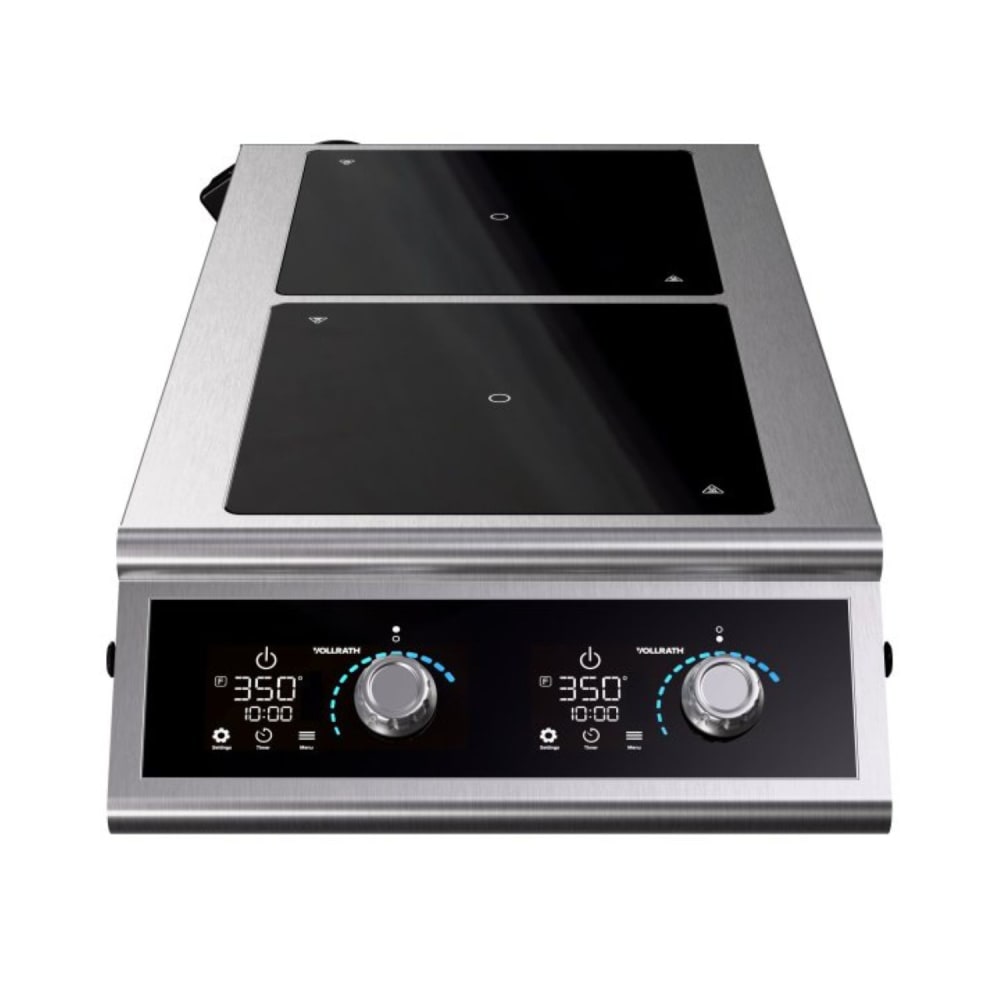 175-DUALI3500FB InductIQ™ Countertop Induction Range w/ 2 Burners, 208-240v/1ph