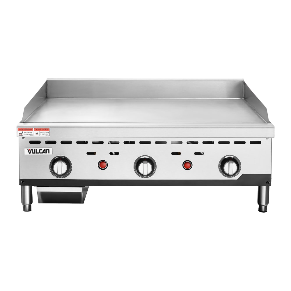 207-VCRG36TNG 36" Gas Griddle w/ Thermostatic Controls - 1" Steel Plate, Convertible