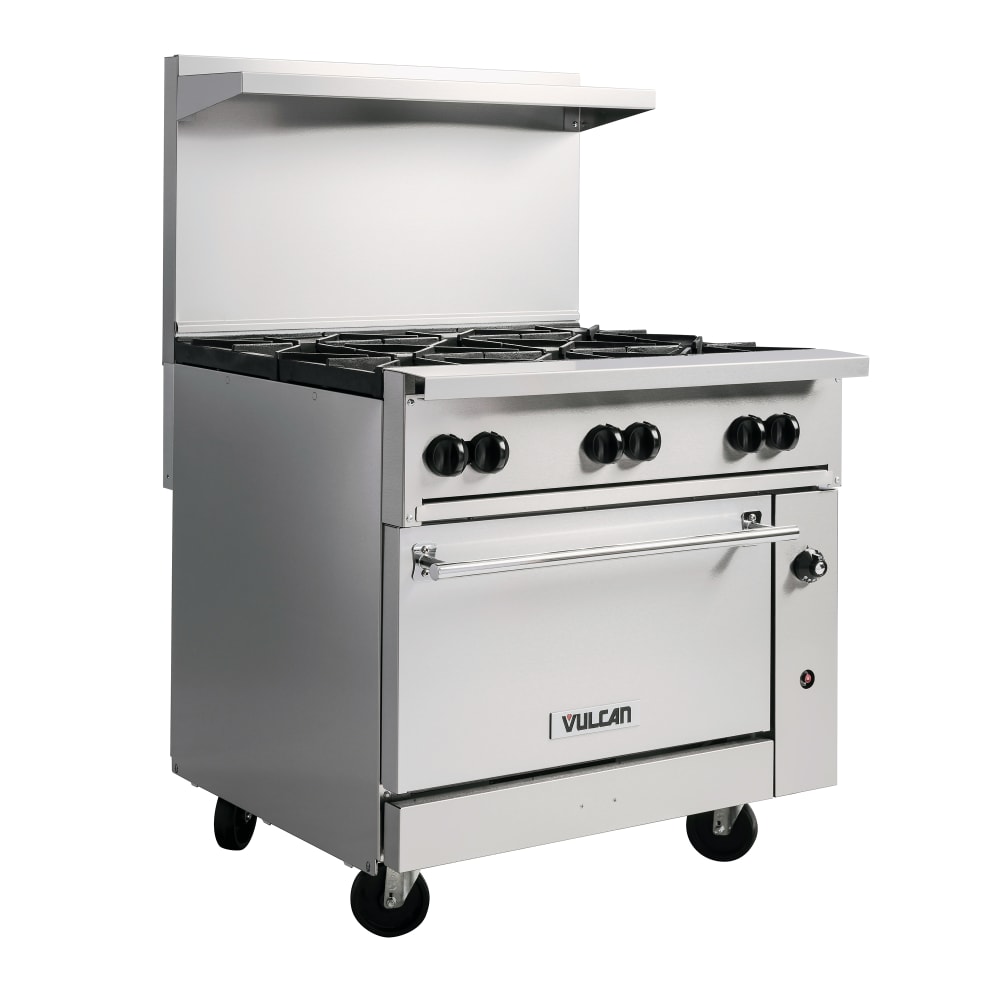 207-36S6BLP 36" 6 Burner Gas Range w/ Standard Oven, Liquid Propane