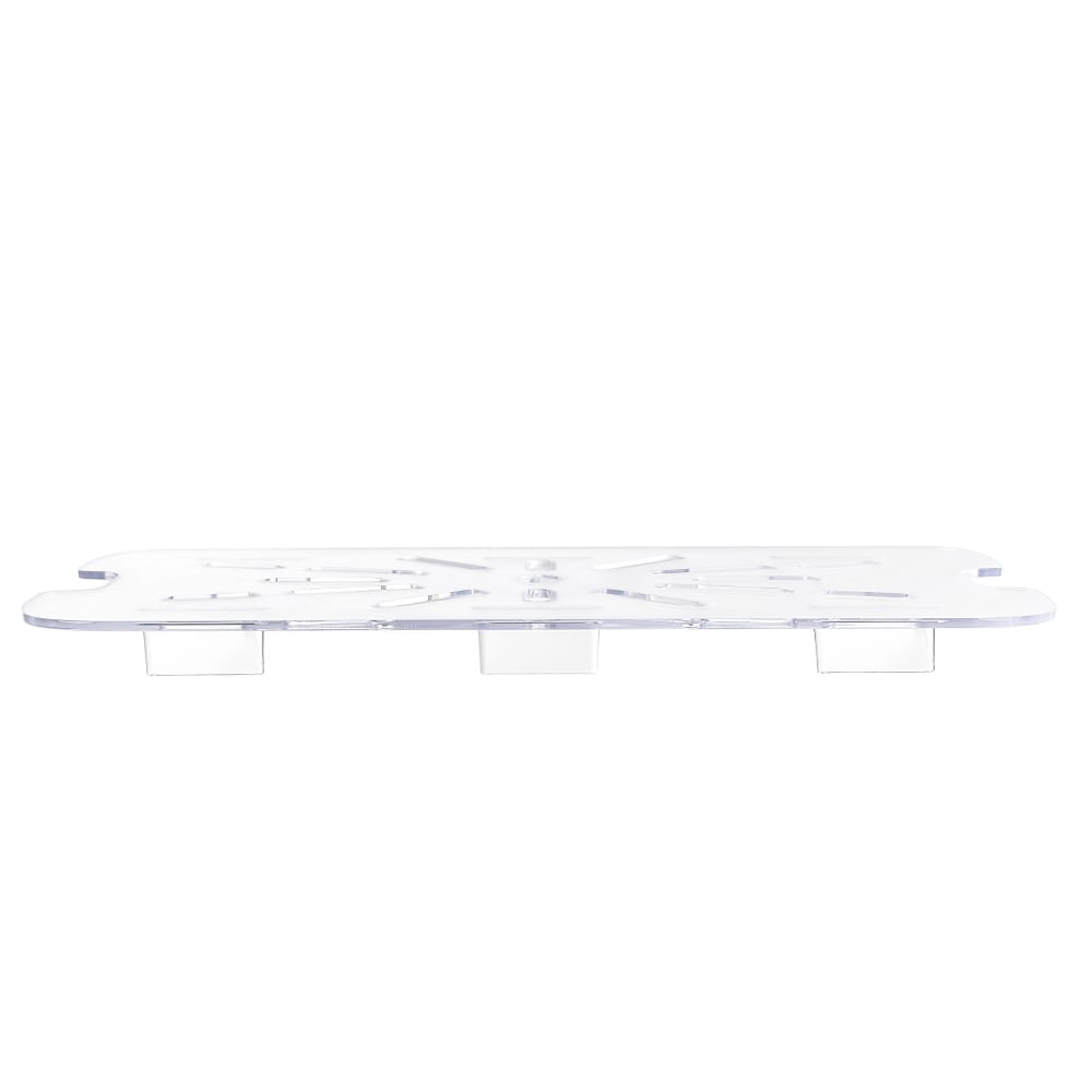 080-SP73DS 1/3 Size Poly-Ware Food Pan Drain Shelf