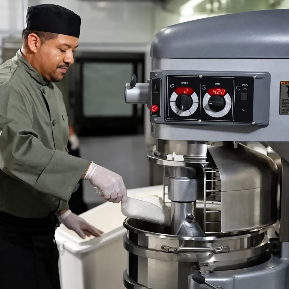 Hobart HL600-1STD Legacy+ 60 qt Planetary Mixer - Floor Model, 2 7