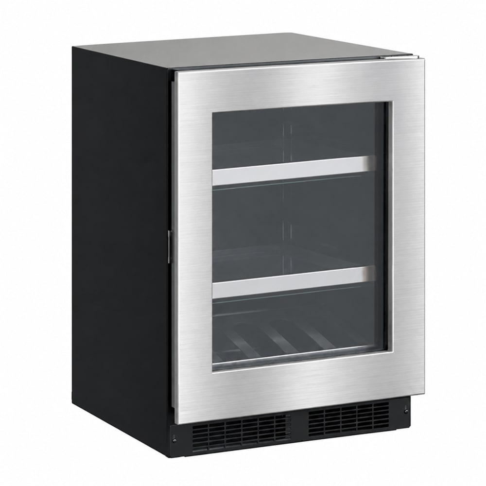923-MPBV424IG31A 24"W Undercounter Refrigerator w/ 1 Right Hinge Glass Door, 115v