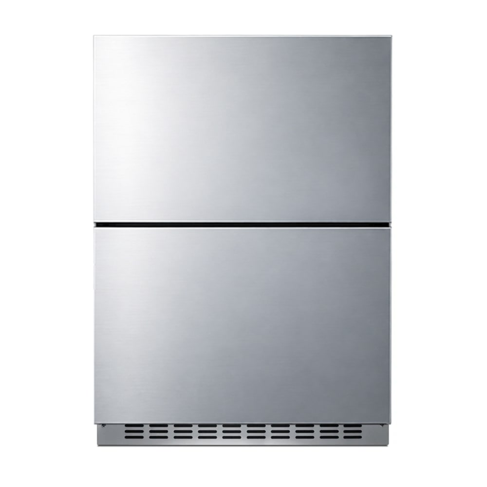 162-SPRF34D7 23 5/8" Undercounter Refrigerator/Freezer w/ 2 Drawers, 115v