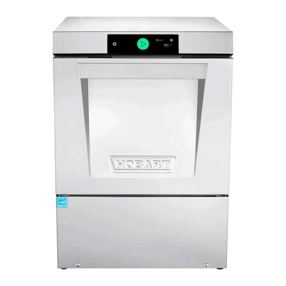 617-LXNH1 High Temp Rack Undercounter Dishwasher w/ 32 Racks/hr Capacity, Built-in Booster, 208-2...
