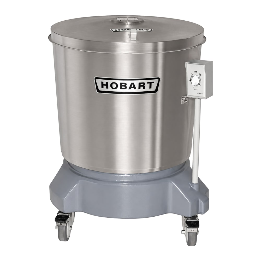 617-SDPS11 20 Gallon Salad Dryer w/ Drain & Stainless Outer Tub, 115v
