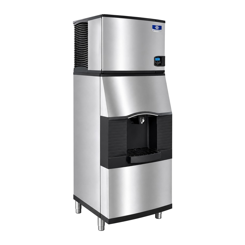 399-IDT0620ASFA191 482 lb Full Cube Ice Machine w/ Water & Ice Dispenser - 120 lb Storage, Bu...