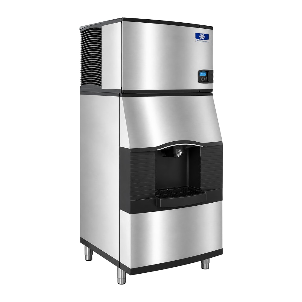 399-IDT0620ASPA160 482 lb Full Cube Ice Machine w/ Ice Dispenser - 120 lb Storage, Bucket Fill, 1...
