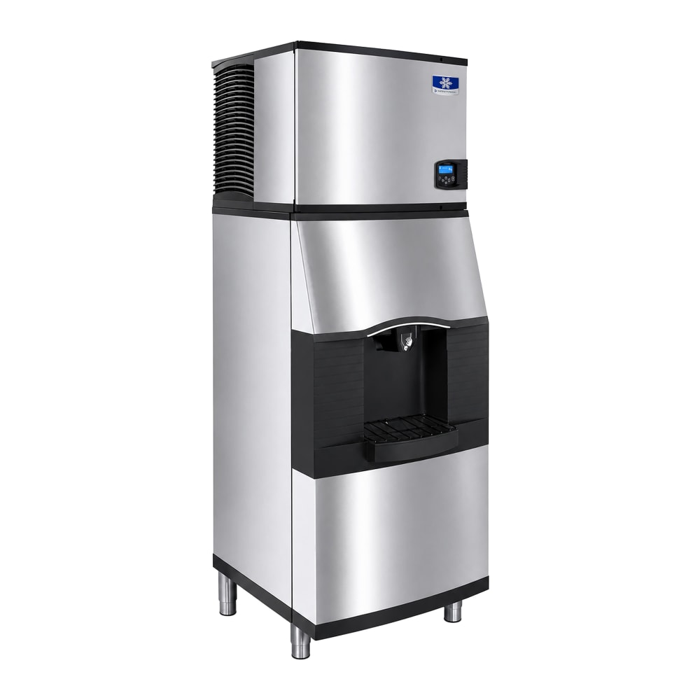 399-IDT1200WSPA310 985 lb Full Cube Ice Machine w/ Ice Dispenser - 180 lb Storage, Bucket Fill, 2...