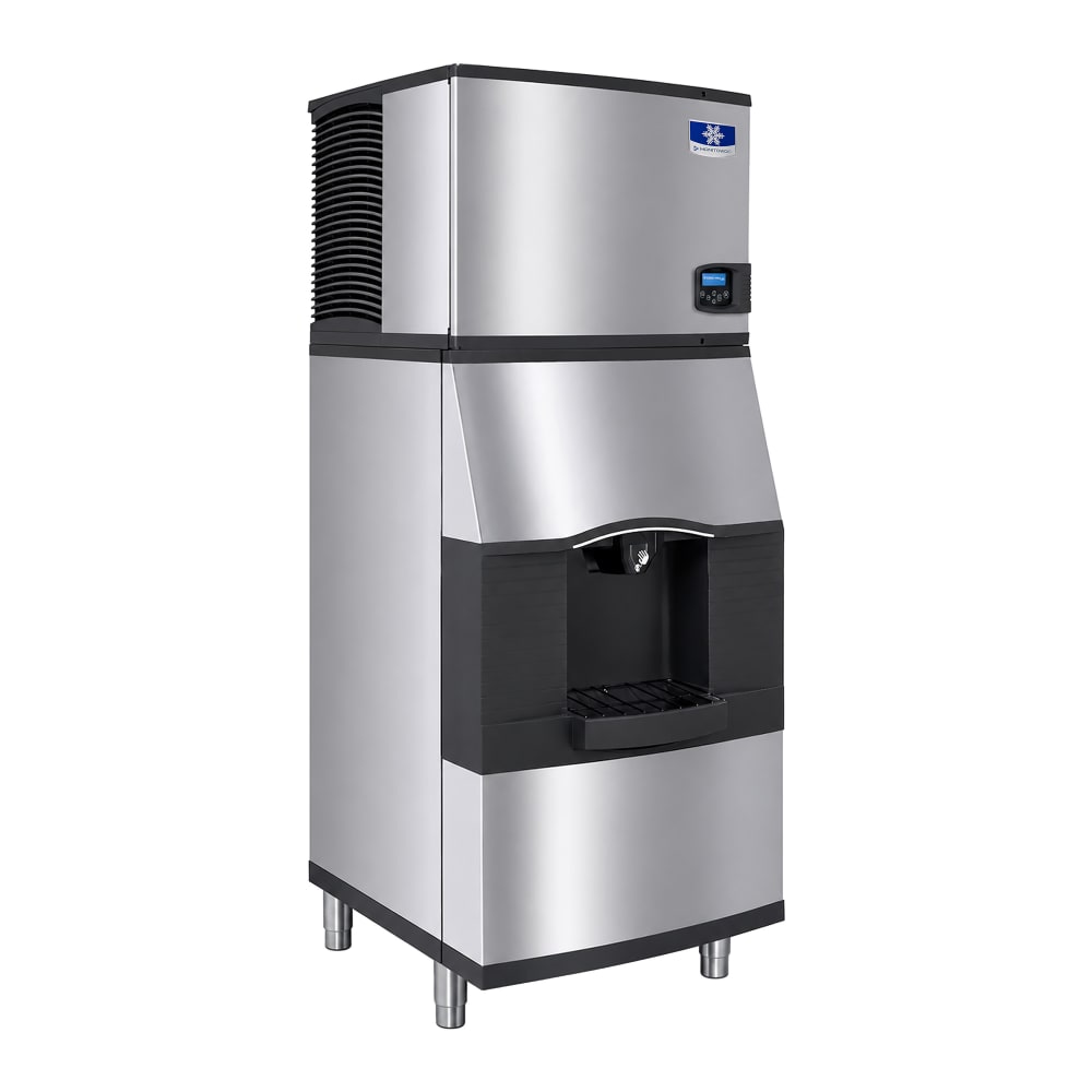 399-IYT0620A161SFA19 537 lb Half Cube Ice Machine w/ Water & Ice Dispenser - 120 lb Storage,...