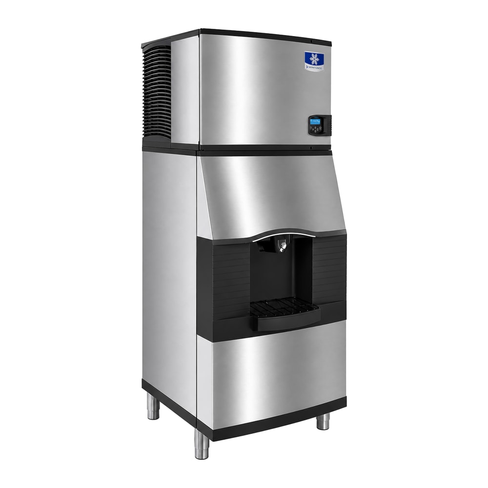 399-IYT1200ASPA310 971 lb Half Cube Ice Machine w/ Ice Dispenser - 180 lb Storage, Bucket Fill, 2...