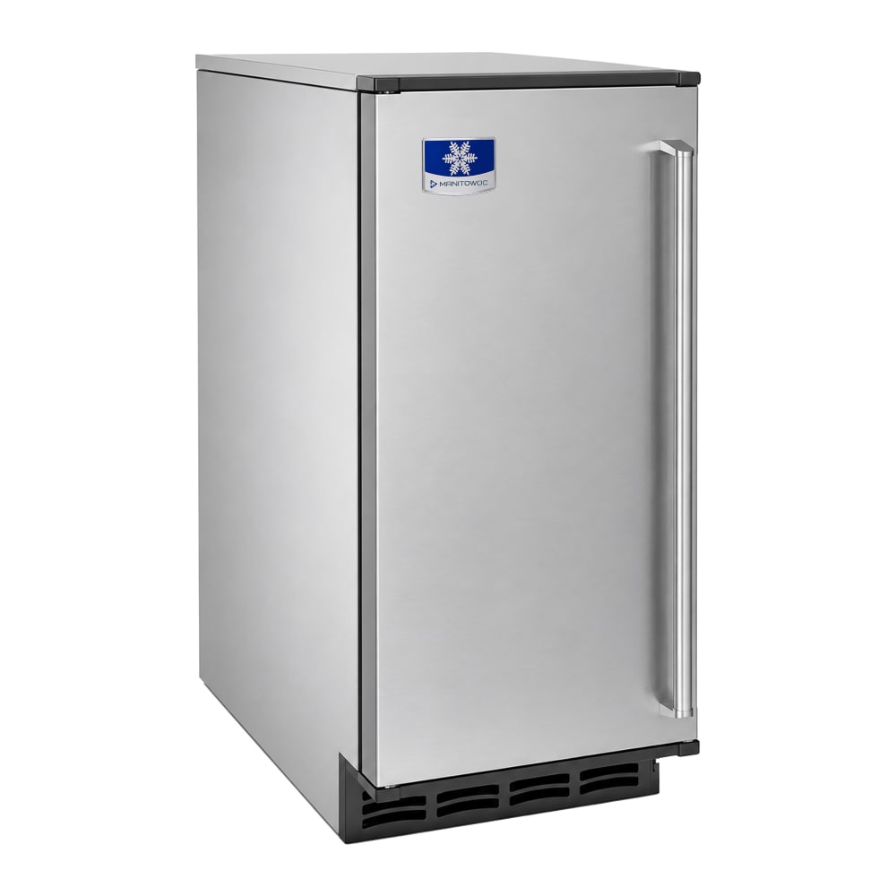 399-USE0050A161 CrystalCraft™ 14 3/4"W Large Cube Undercounter Ice Machine - 41 lbs/day, Air...
