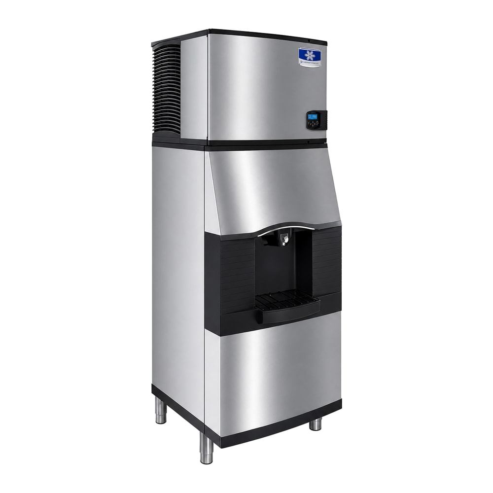 399-IYT0900WSFA291 744 lb Indigo NXT™ Half Cube Ice Machine w/ Dispenser - 180 lb Storage, Bucket...