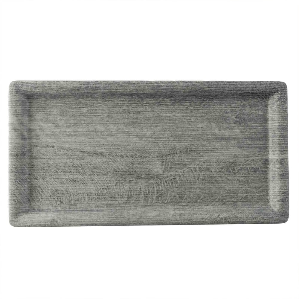 229-12453 Rectangular Serving Board - 11" x 5 3/4", Melamine, Smokehouse Decal