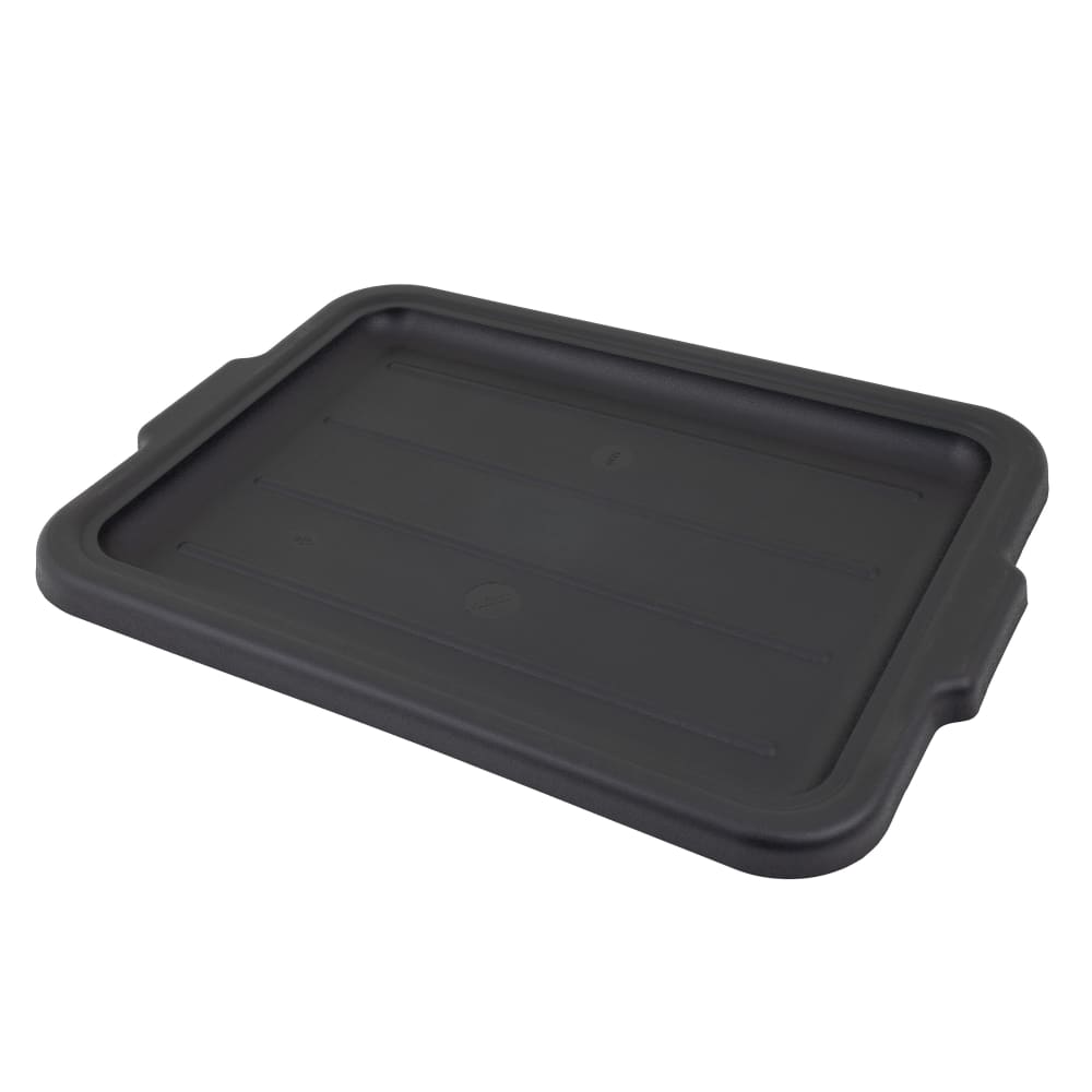 080-PL57K Bus Box Cover - 20 1/4" x 15 1/2", Black