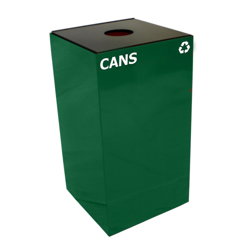125-28GC01GN GeoCube 28 gal Cans Recycle Bin - Indoor
