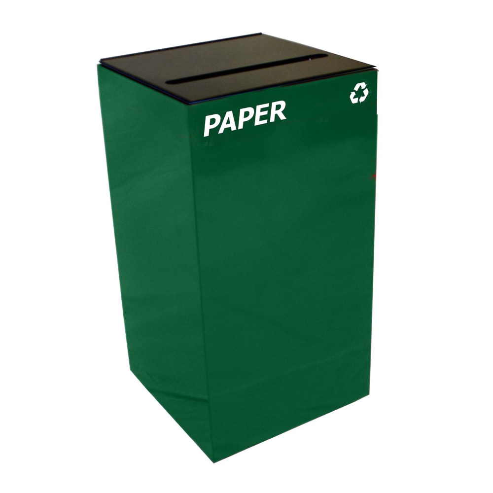 125-28GC02GN GeoCube 28 gal Paper Recycle Bin - Indoor