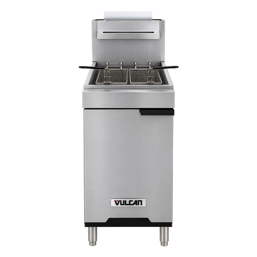 Vulcan LG300 Gas Fryer - 40 lb Vat, Floor Model, Natural Gas