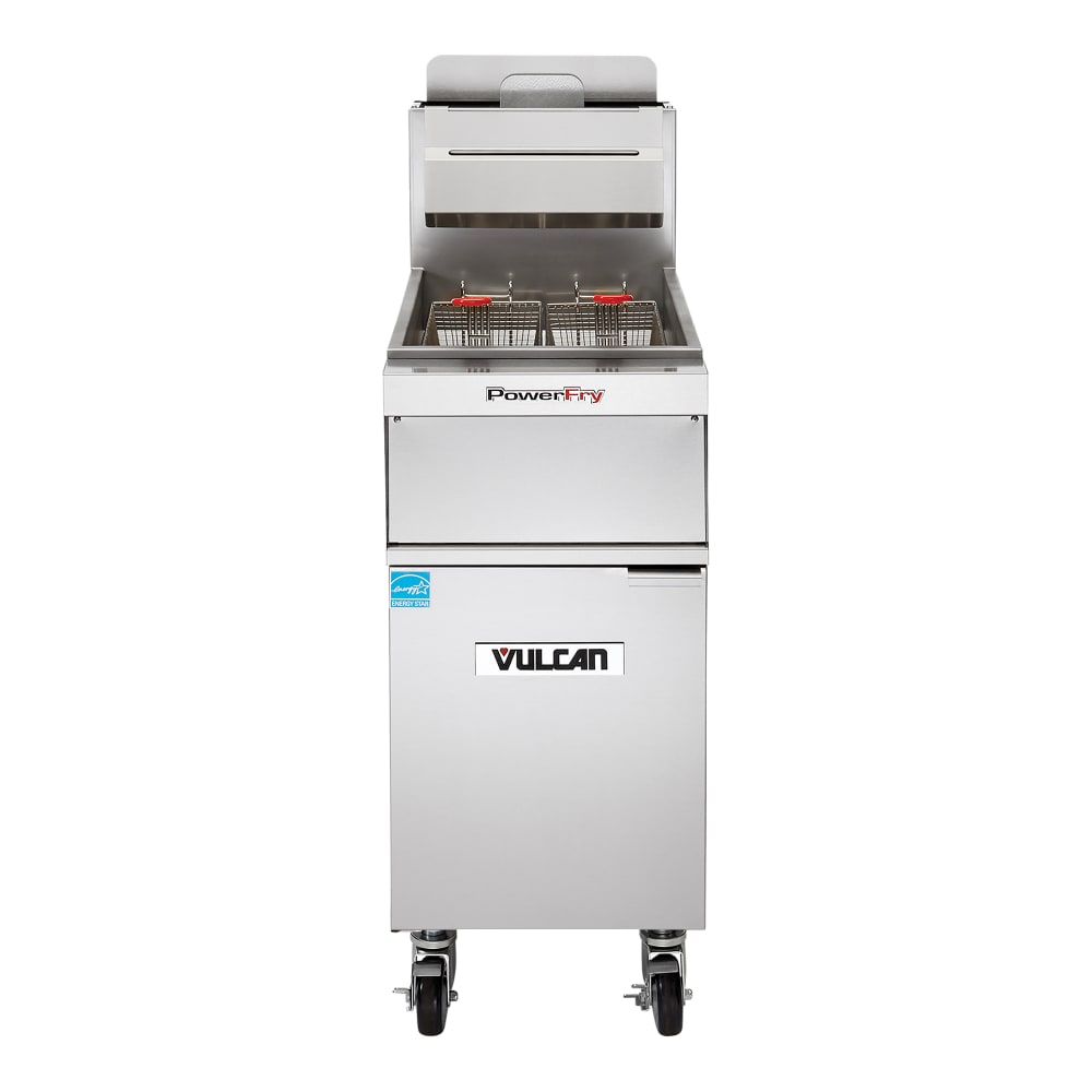 207-1VK45ANG Gas Fryer - 50 lb Vat, Floor Model, Natural Gas