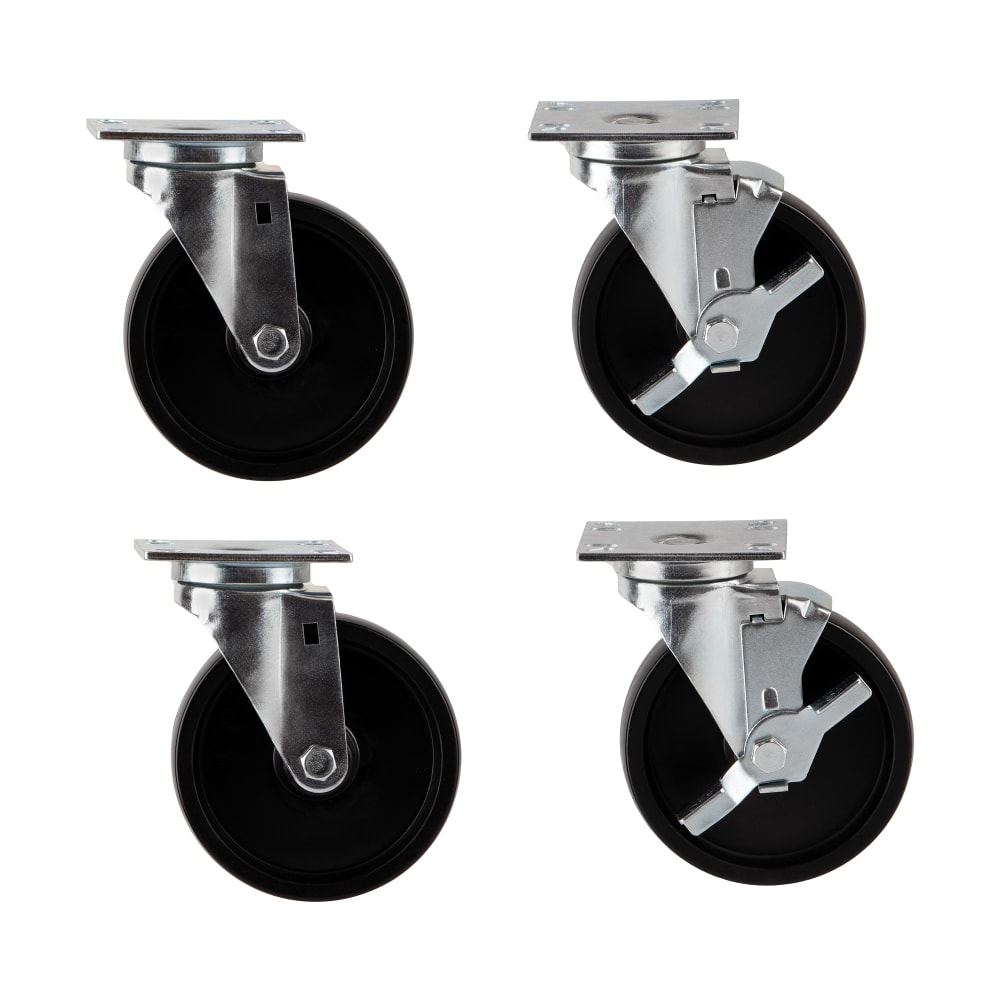 207-CASTERSRR4 Casters,Set of 4 for 24 in, 36 in, 48"& 60" Ovens