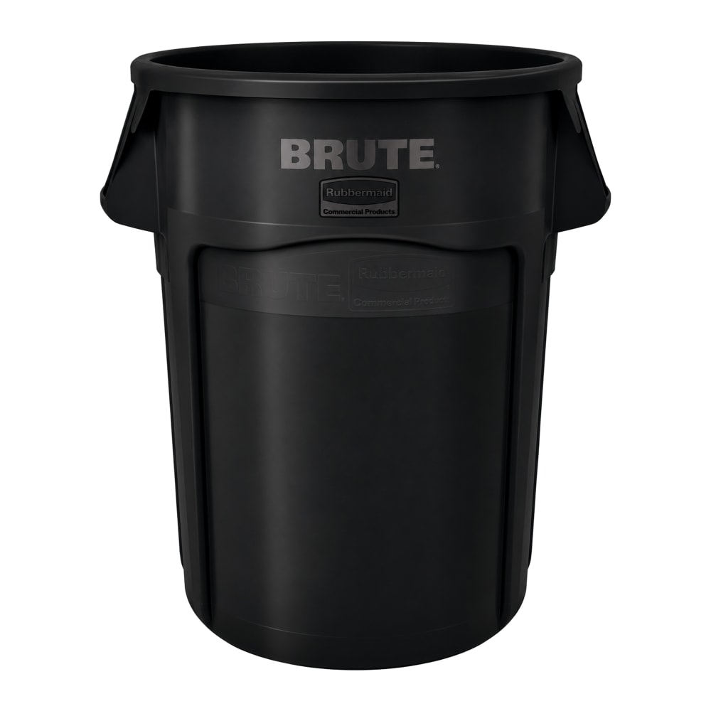 007-1779739 55 gallon Brute® Commercial Trash Can - Plastic, Round, Black