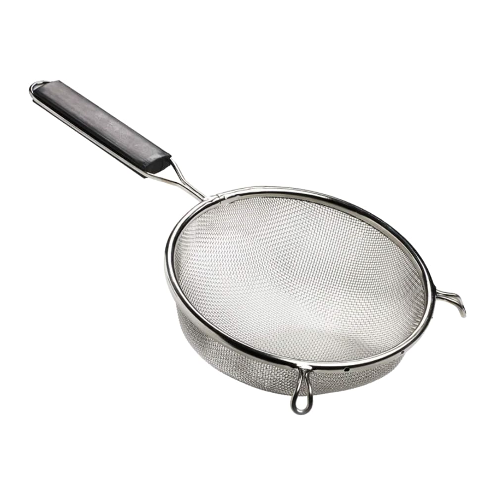 158-19098 8" Fine Mesh Strainer w/ Plastic Handle, Single