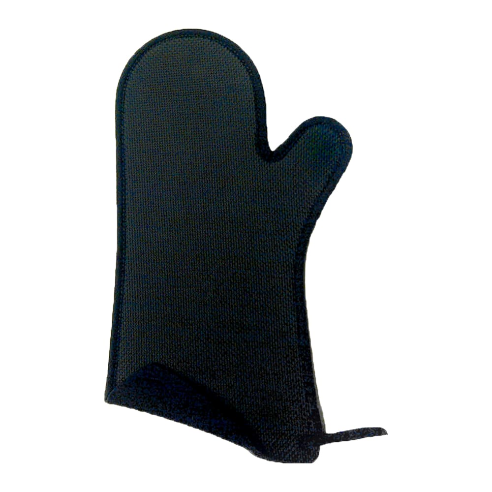 158-5432202 10 3/4" KitchenGrips® Conventional Oven Mitt - FLXaPrene™, Black