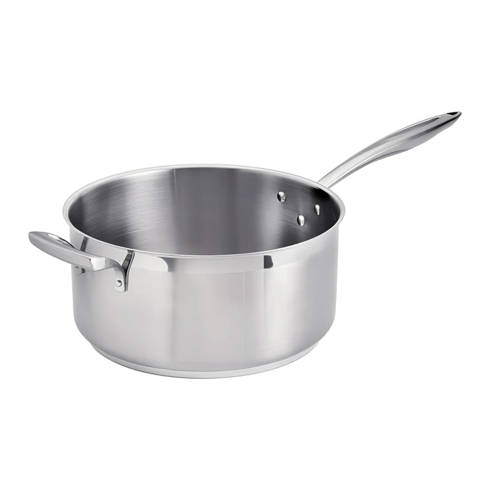 158-5724166 8 qt Stainless Steel Saucepan w/ Hollow Metal Handle
