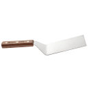 thumbnail image 2 of Traditional 6" X 3" Hamburger Turner With Wood Handle - High Carbon Steel Spatula 2 of 10