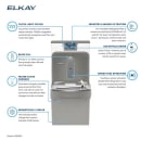 Elkay LZS8WSLP Wall Mount Drinking Fountain w/ Bottle Filler - Filtered ...