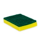 Scrub Sponge Wrapped, Yellow/Green, 6.25 x 3.25 x 0.75