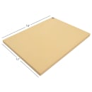 NoTrax Sani-Tuff 20 x 15 x 1/2 Rubber Cutting Board T45S2015BF