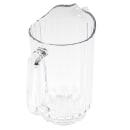 Cambro P320CW135 32 oz Plastic Pitcher w/ Thumb Grip Clear