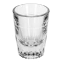 Anchor Hocking 2 oz Whiskey Shot Glass with 1 oz. Cap Line