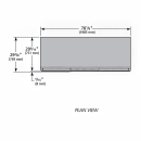 True GDM-69FC-HC-LD 3 Section Floral Cooler w/ Sliding Door - White, 115v