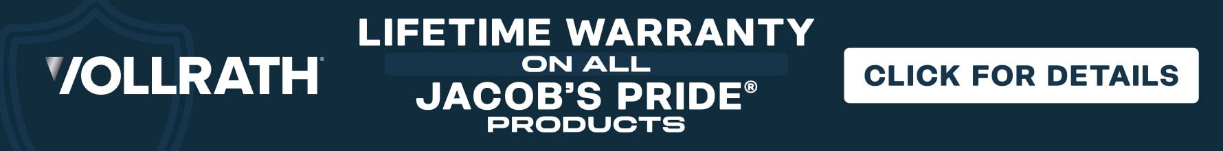 Vollrath Warranty Banner