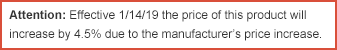 Price Increase Update