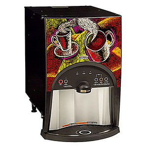 Bunn iMIX-3 4 1/2 gal Hot Beverage Dispenser w/ (3) 8 lb Hoppers &  Cappuccino Display, Black (38600.0050)