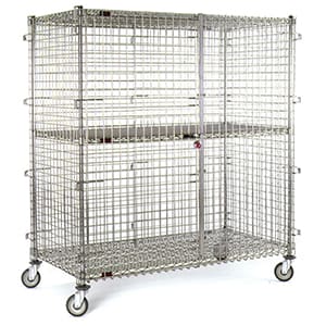 Regency 24 Green Epoxy Wire Shelf Divider for Wire Shelving - 24 x 8