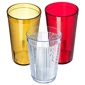 Plastic Drinking Glasses Set Of 8 Tumblers Cups Restaurant